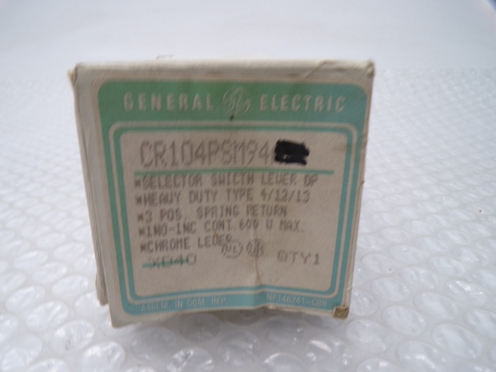 GENERAL ELECTRIC CR104PSM94 SELECTOR SWITCH NSMP