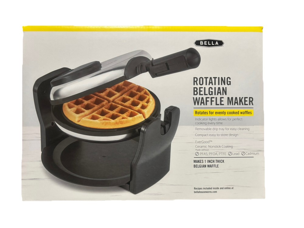 KitchenSmith by Bella Rotating Waffle Maker