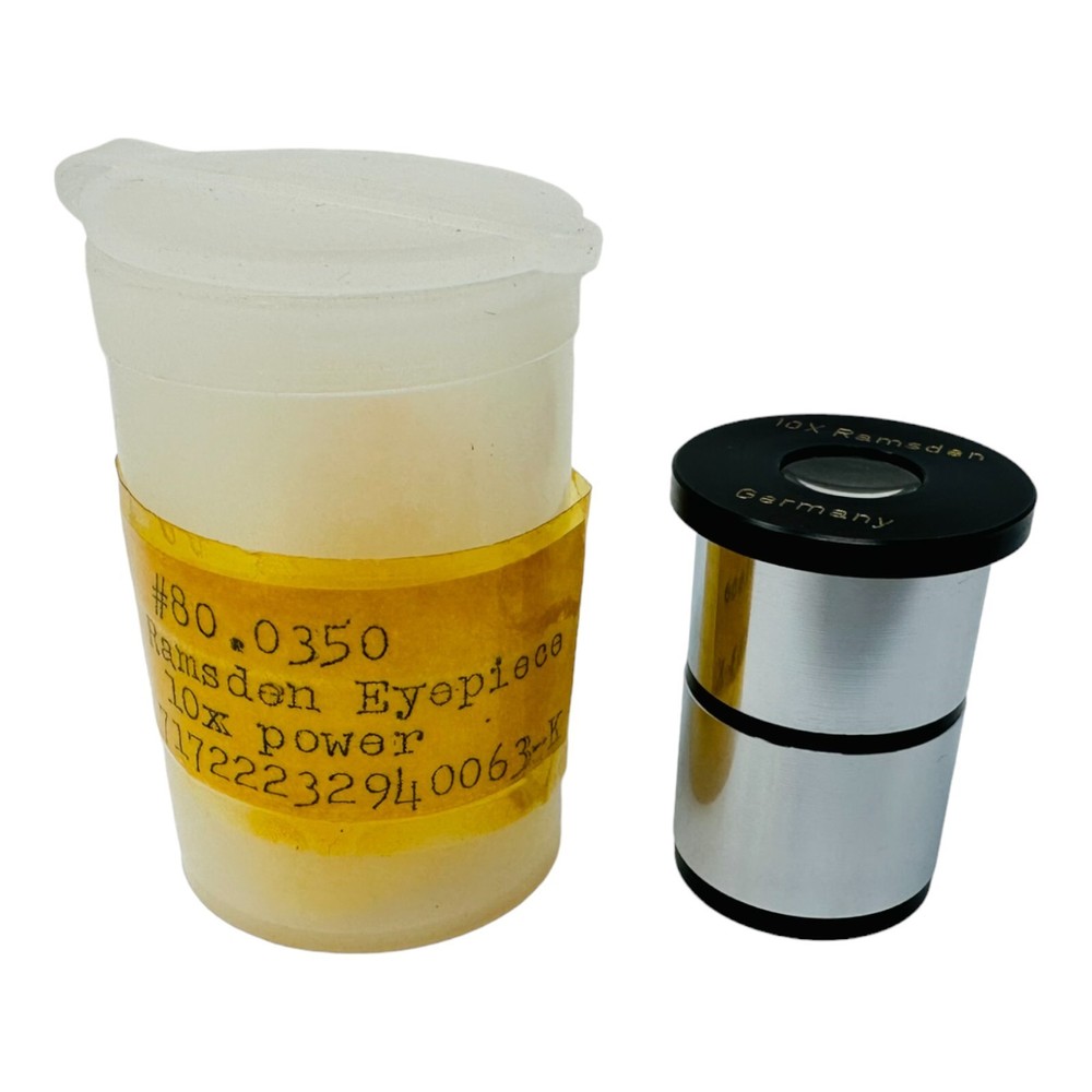 RAMSDEN 10X MICROSCOPE EYEPIECE #80.0350 NEW/UNUSED SURPLUS