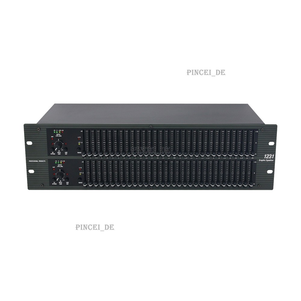 DBX Professional Audio Equalizer Dual 31 Band Solid Core Pure Copper Transformer