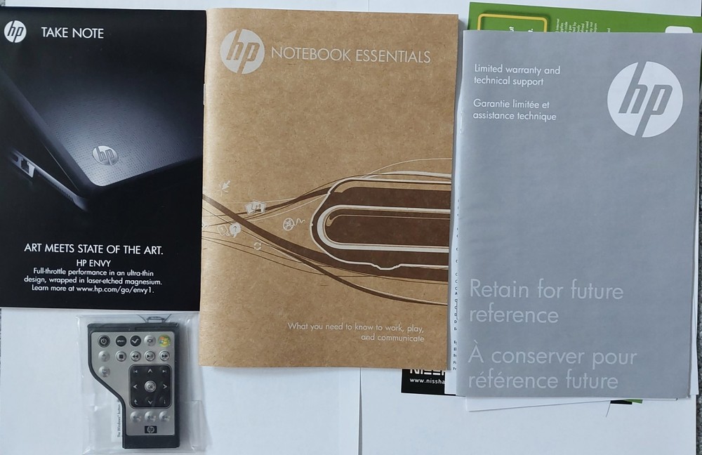 HP Envy (2010 Model Year) Remote & Quick Start Package