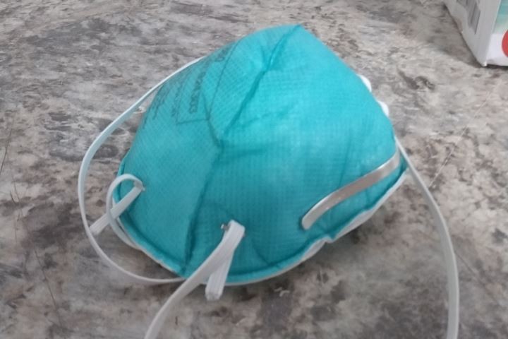 3M 1860 20 Pk Size Medium Green Disposable Respirator