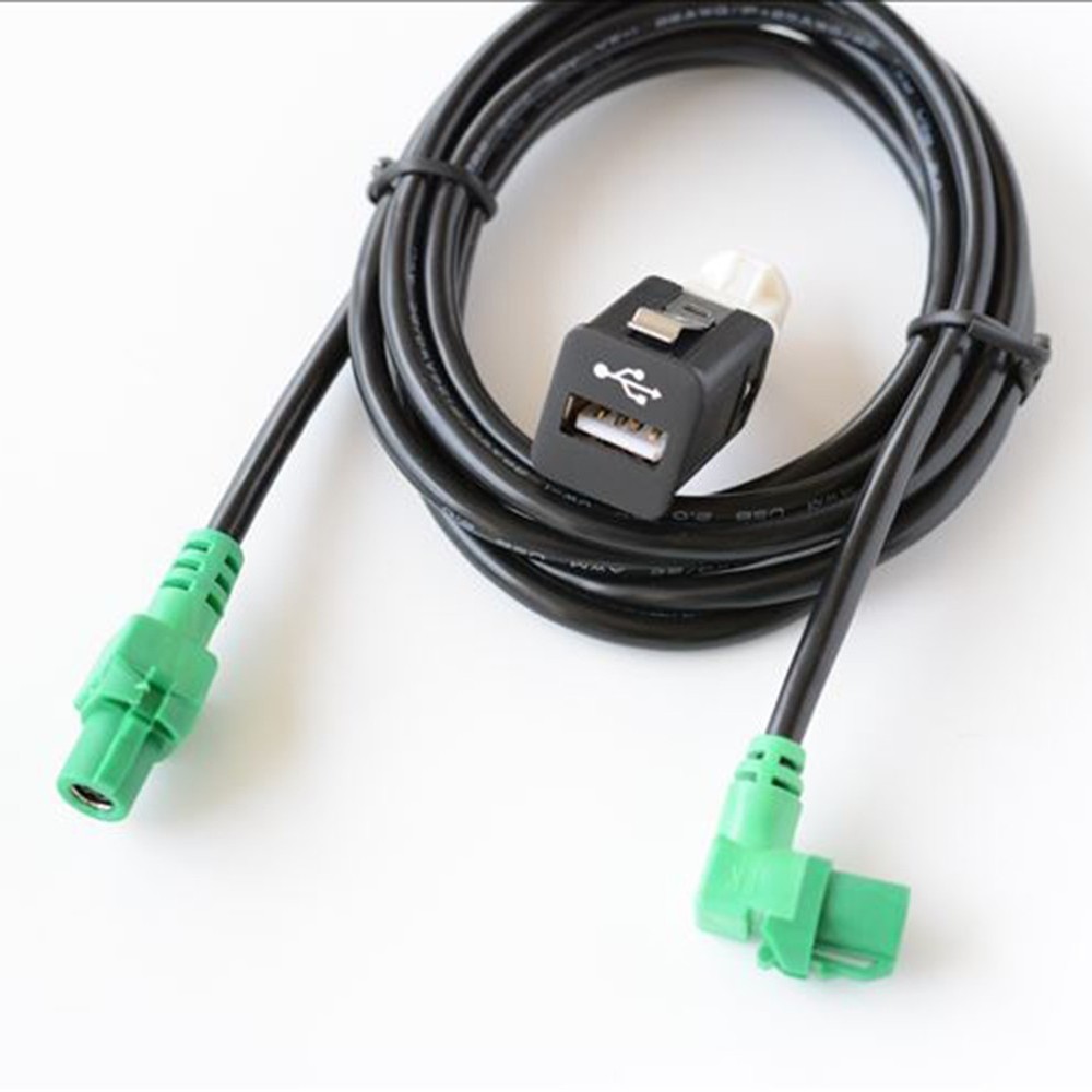 USB Input Cable Wire Harness Aux Adapter For BMW E88 E90 E91 E91 F10 F11 F18#