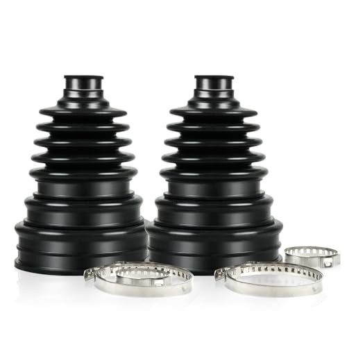 2PCS Universal CV Joint Boot Kit - Silicone Dust Boots for 2PCS CV Boot Kits