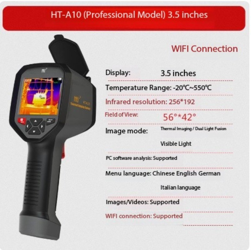 ThermometerThermal Camera Underfloor Heating Water Leakage Point Detector