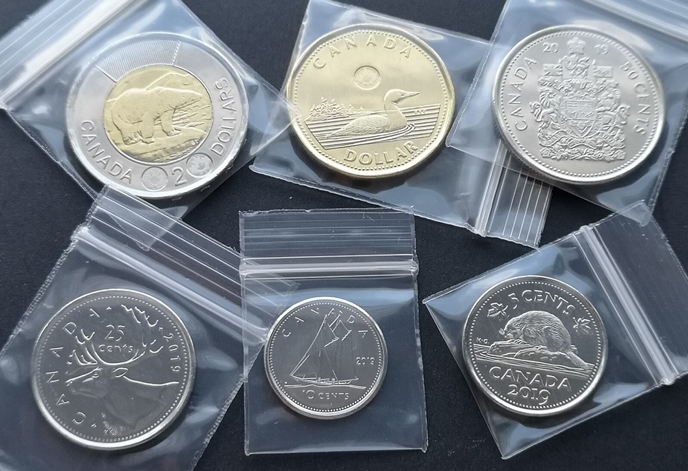 *** CANADA  2019  UNCIRCULATED   COINS  SET ***