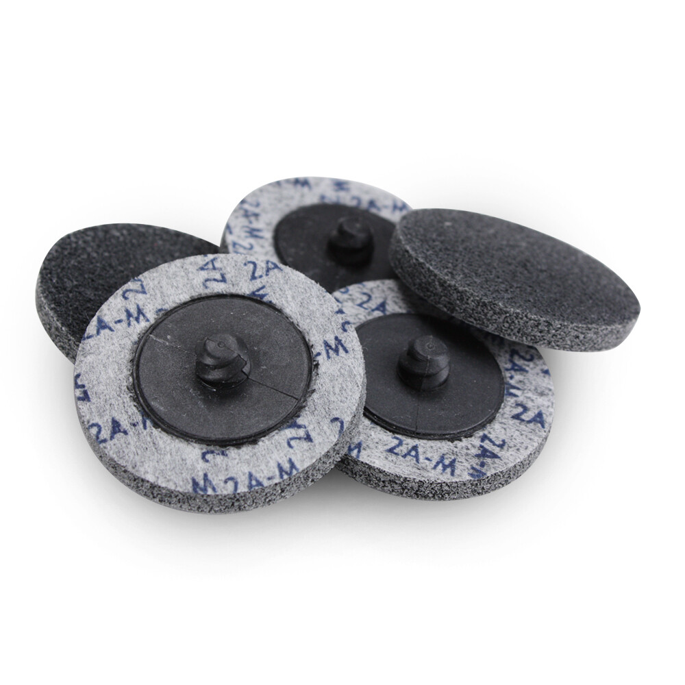5 Pack - 2 Inch Unitized Quick Change Discs 2AM A/O Medium Deburr Type R Roloc