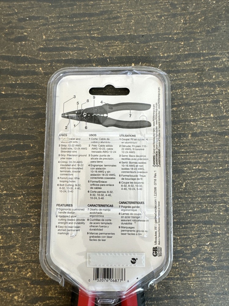 Gardner Bender Wire Stripper/Multi-Tool, Model# GS-370