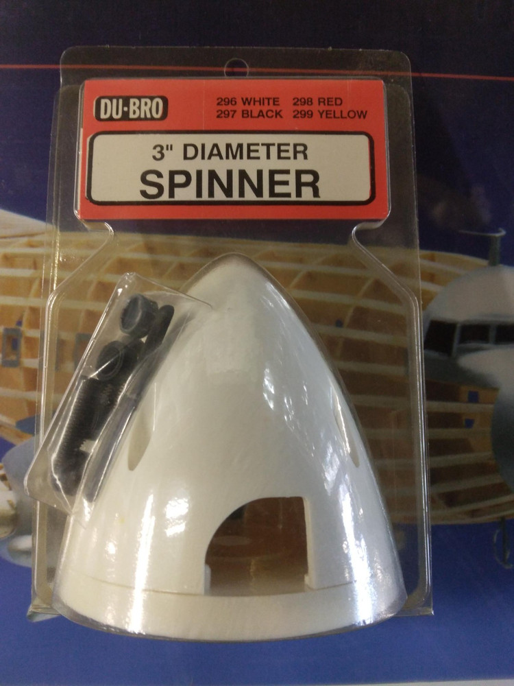 DU-BRO  Spinner 2-Blade (White) (3")  DUB296