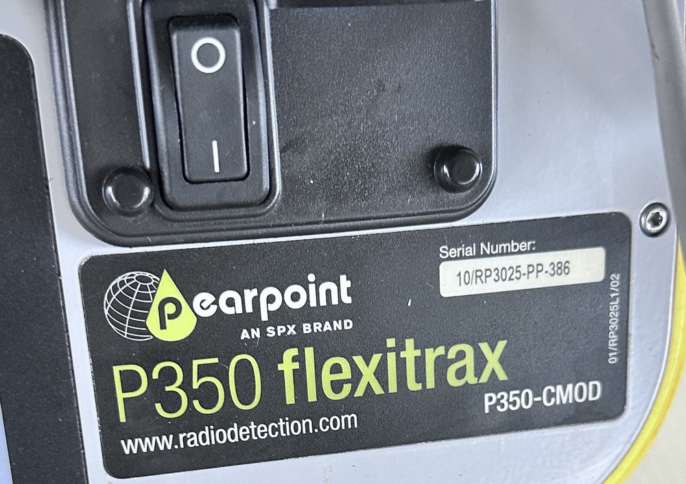 SPX Pearpoint P350 Flexitrax Crawler and Camera Controller for Sewer Drain Pipe