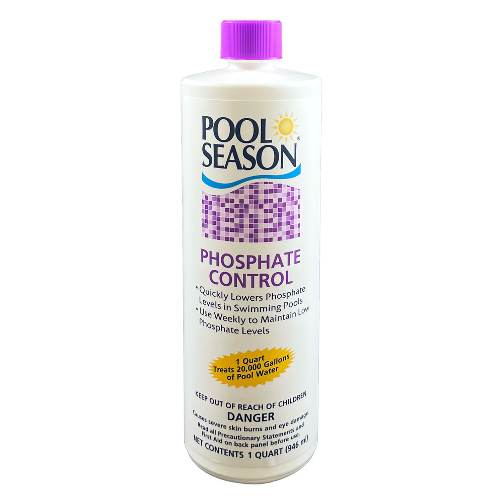 Pool Season Phosphate Control 3000 PPB Qt Phosphate Remover