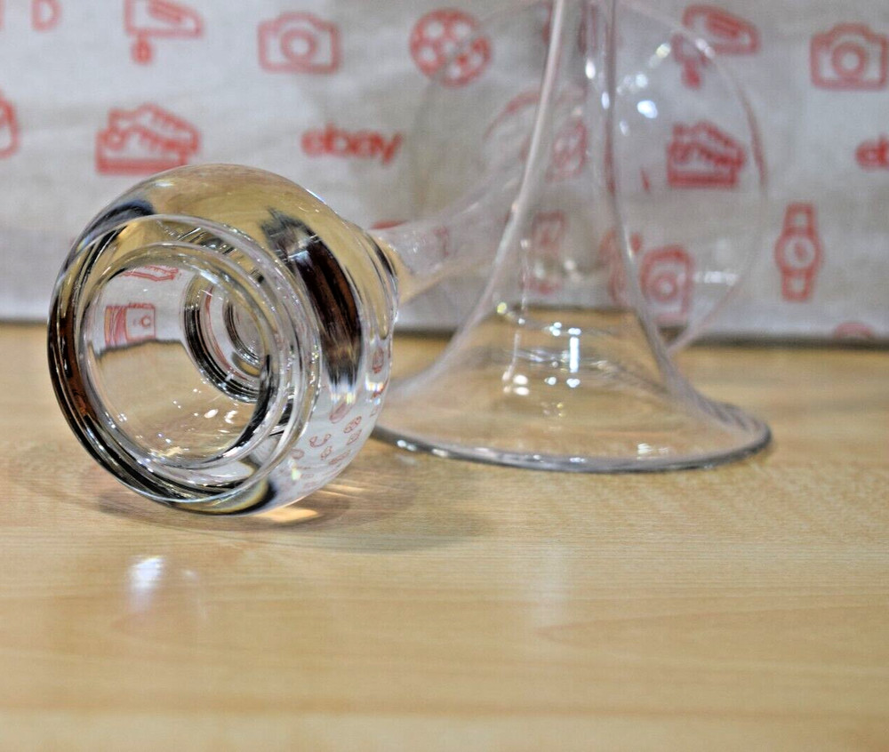 Krosno Poland 8.5" Crystal Candlestick Holders