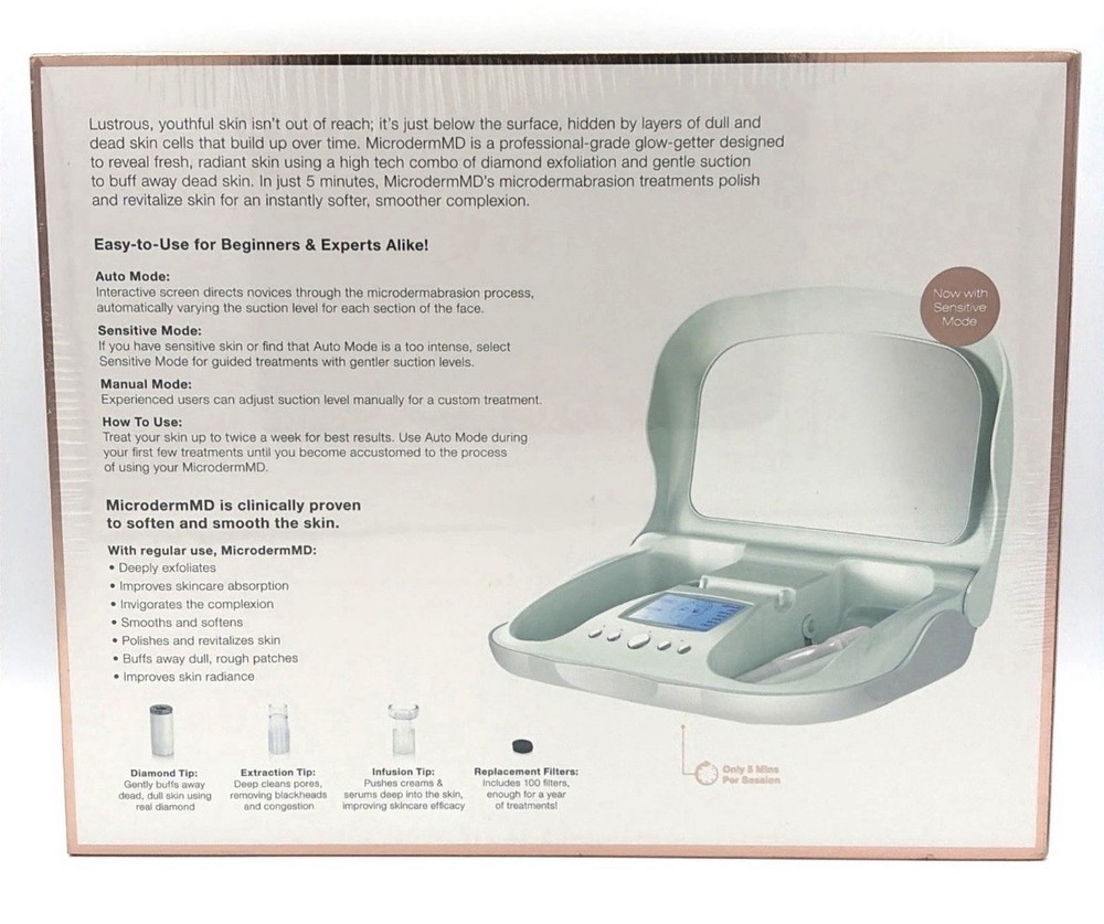 Trophy Skin Microderm MD Professional Grade Home Microdermabrasion System