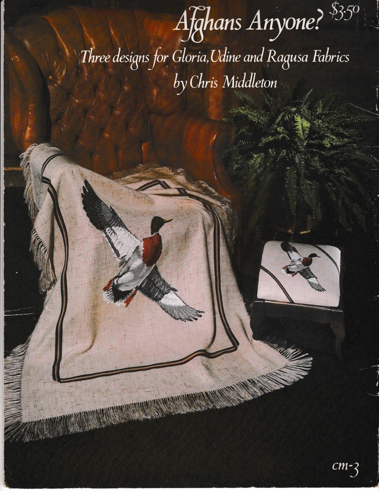 Afghans Anyone? Three Designs | Art Needlework CM-3