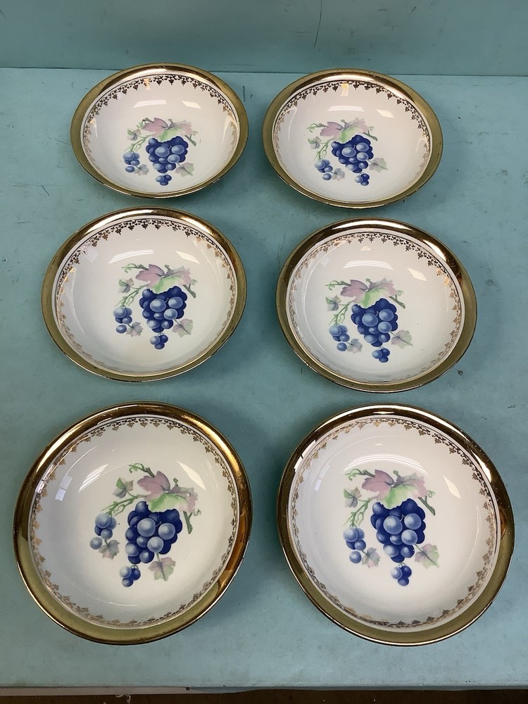 TROC Co. Berry Bowls (6) 5 1/4” Diameter