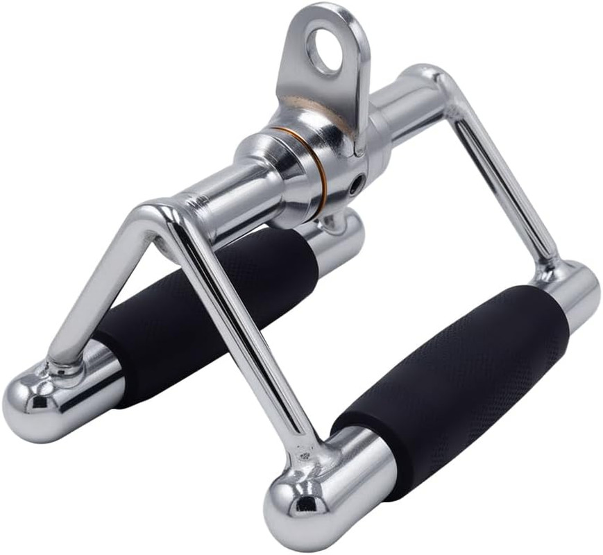 LAT Pull down Bar,Rotating Press down Bar,Tricep Rope,Strength Training Double D