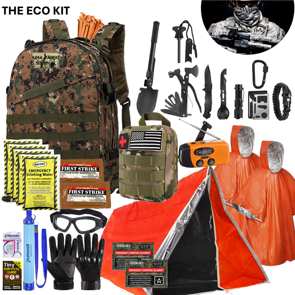 Emergency / Survival Kit / Bug Out Bag / Tactical Backpack / First Aid Kit