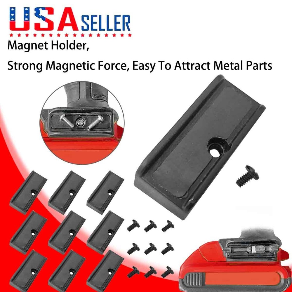 10 Pcs Magnetic Bit Holder for Milwaukee M18 Tools (w/ Screw)
