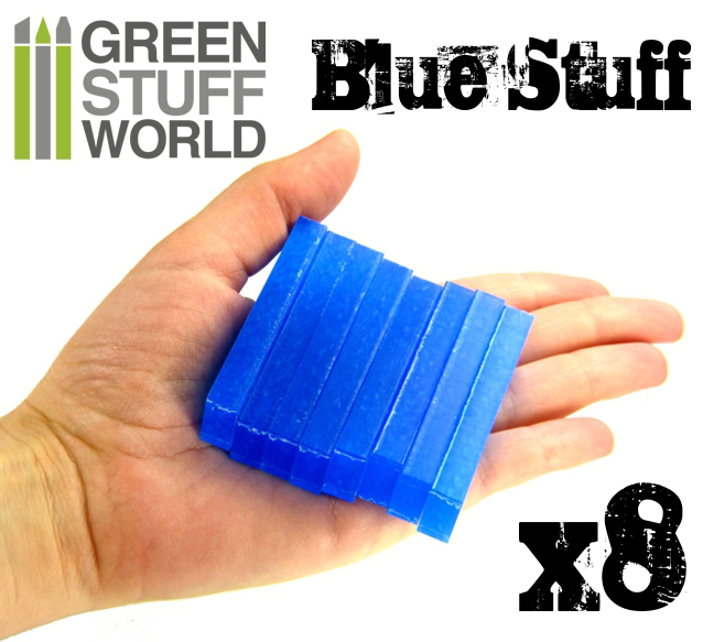 Blue Stuff 8Bars - Make reusables instant molds - Warhammer 40K OOAK Doll Reborn