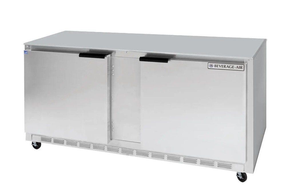 Beverage Air 14.75 cu. ft. 60" S/S Two-Section Undercounter Refrigerator