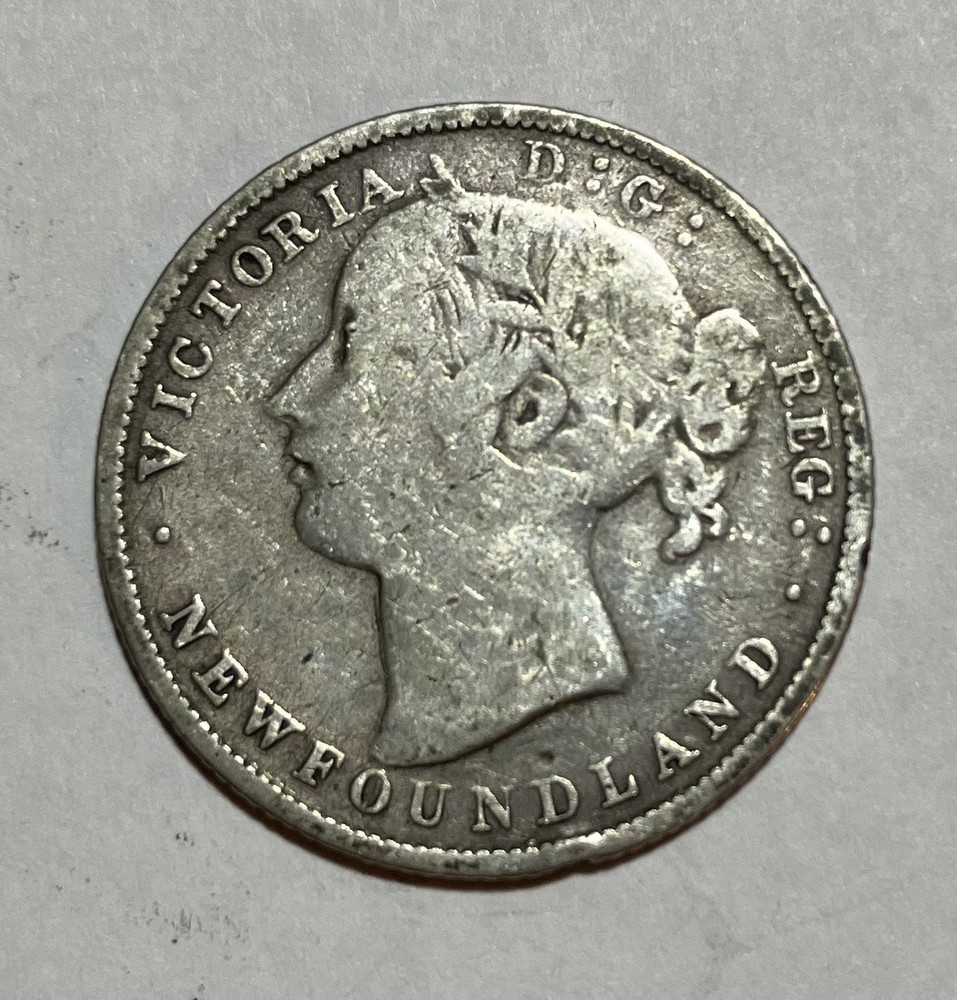 1880 Newfoundland Silver 20 Cents