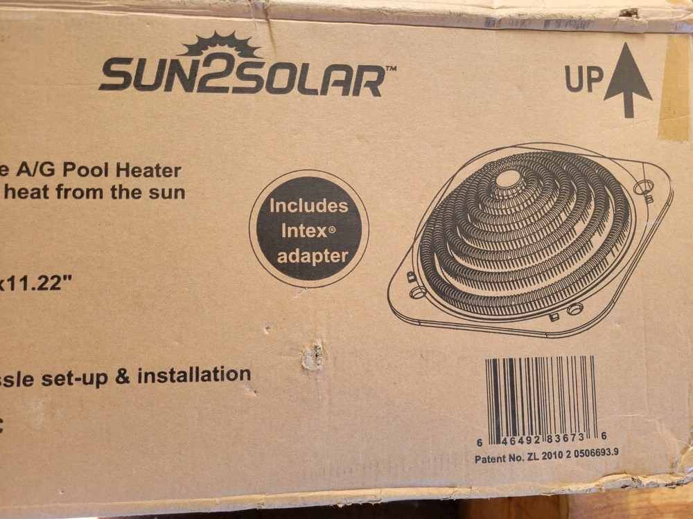 Sun2Solar XD1 Solar Powered Heater for Above-Ground Swimming Pools