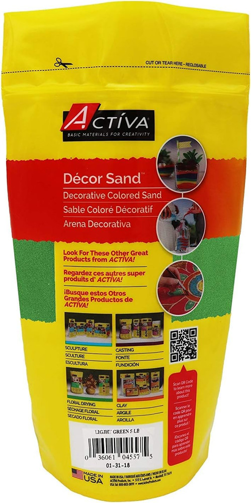 Scenic Sand, 5-Pound, Light Green,4557