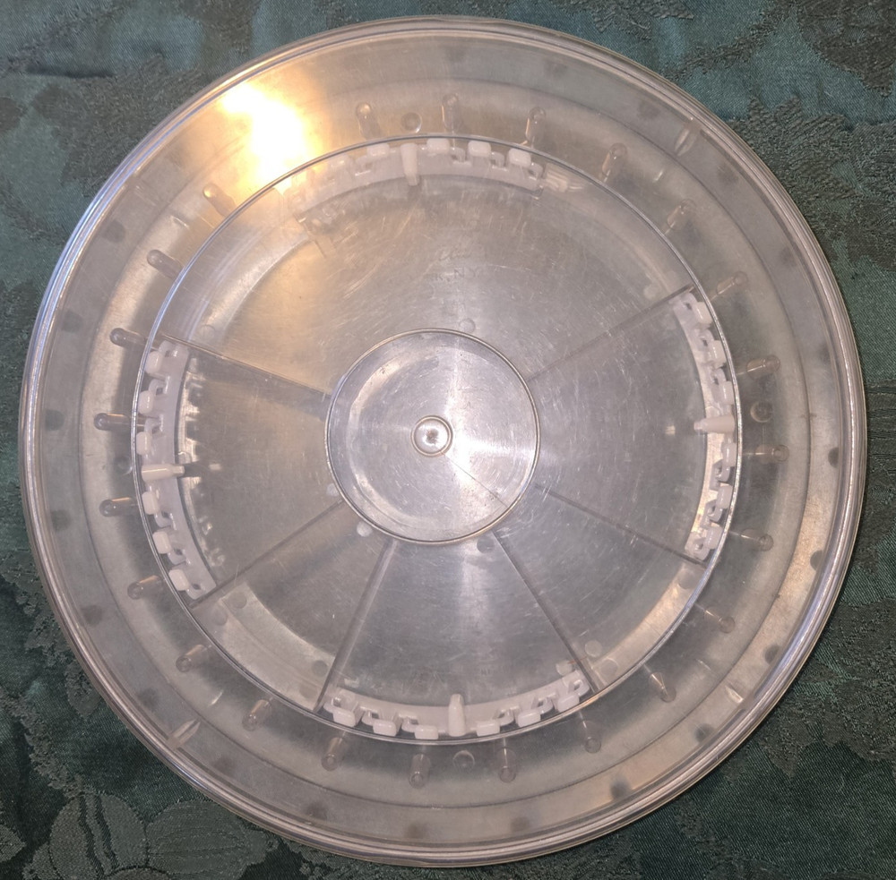 Thread Master Round Clear Sewing Organizer, 11+ inches in diameter