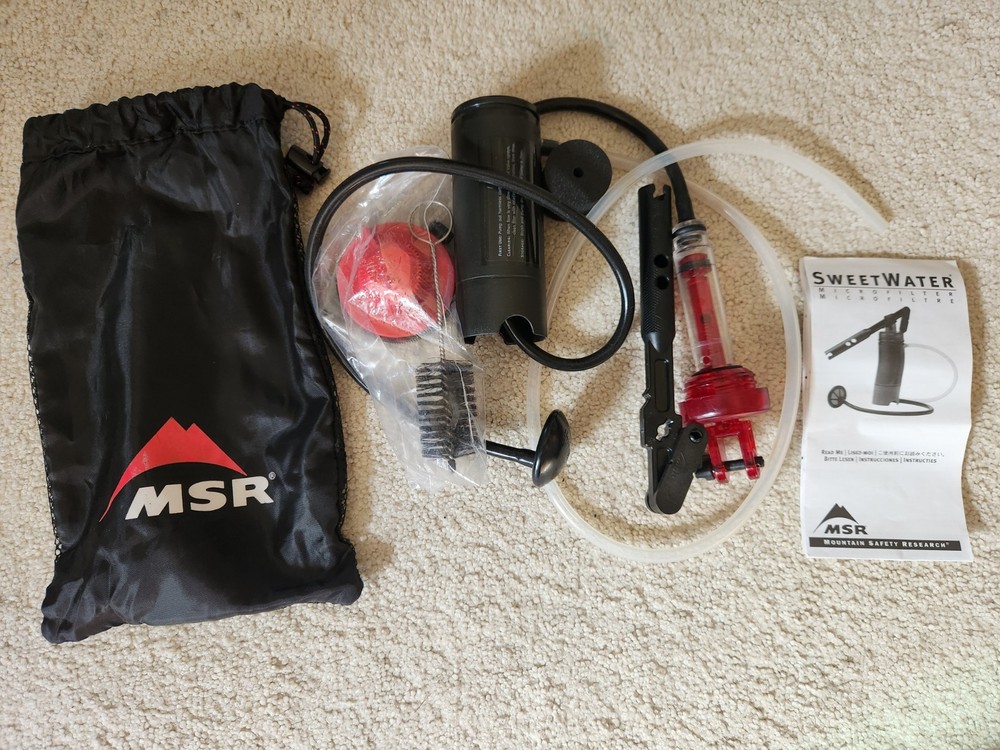 New MSR Sweetwater MicroFilter Water Purifier Filtration System