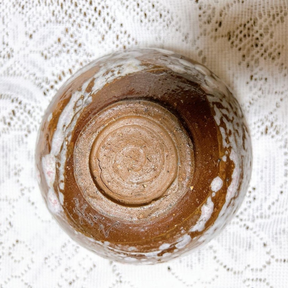 Tea Utensils Ceramic matcha brown and gray