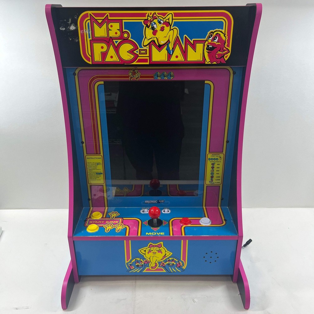 Arcade1Up Ms. PAC-MAN Classic Arcade Video Game Machine Arcade machine (3)