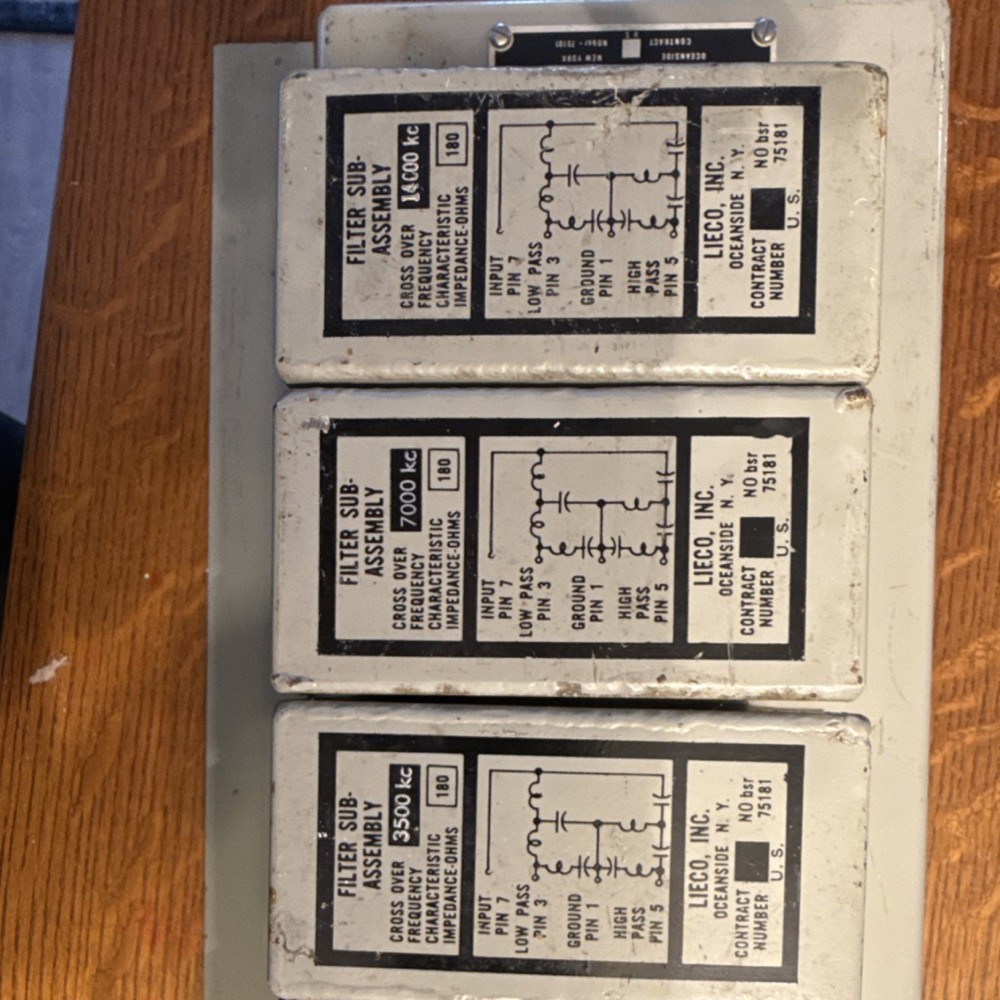 AN/SRA-12B Electrical Filter Assembly Panel Militaria