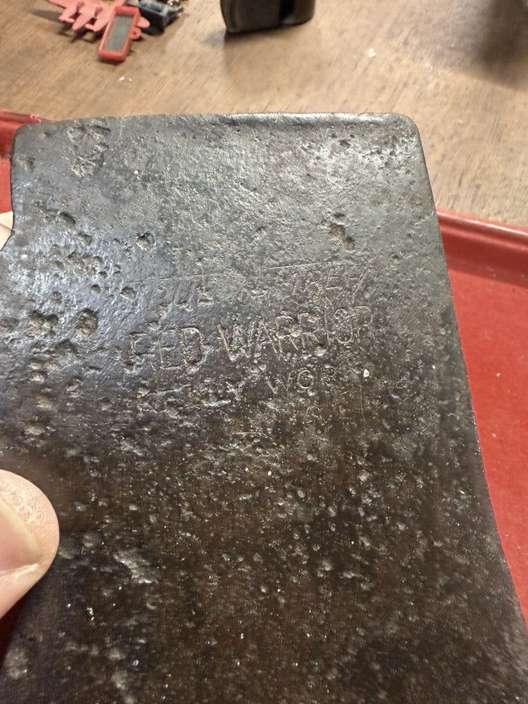 True Temper Ted Warrior Jersey Pattern Axe Head Flint Edge Kelly Works