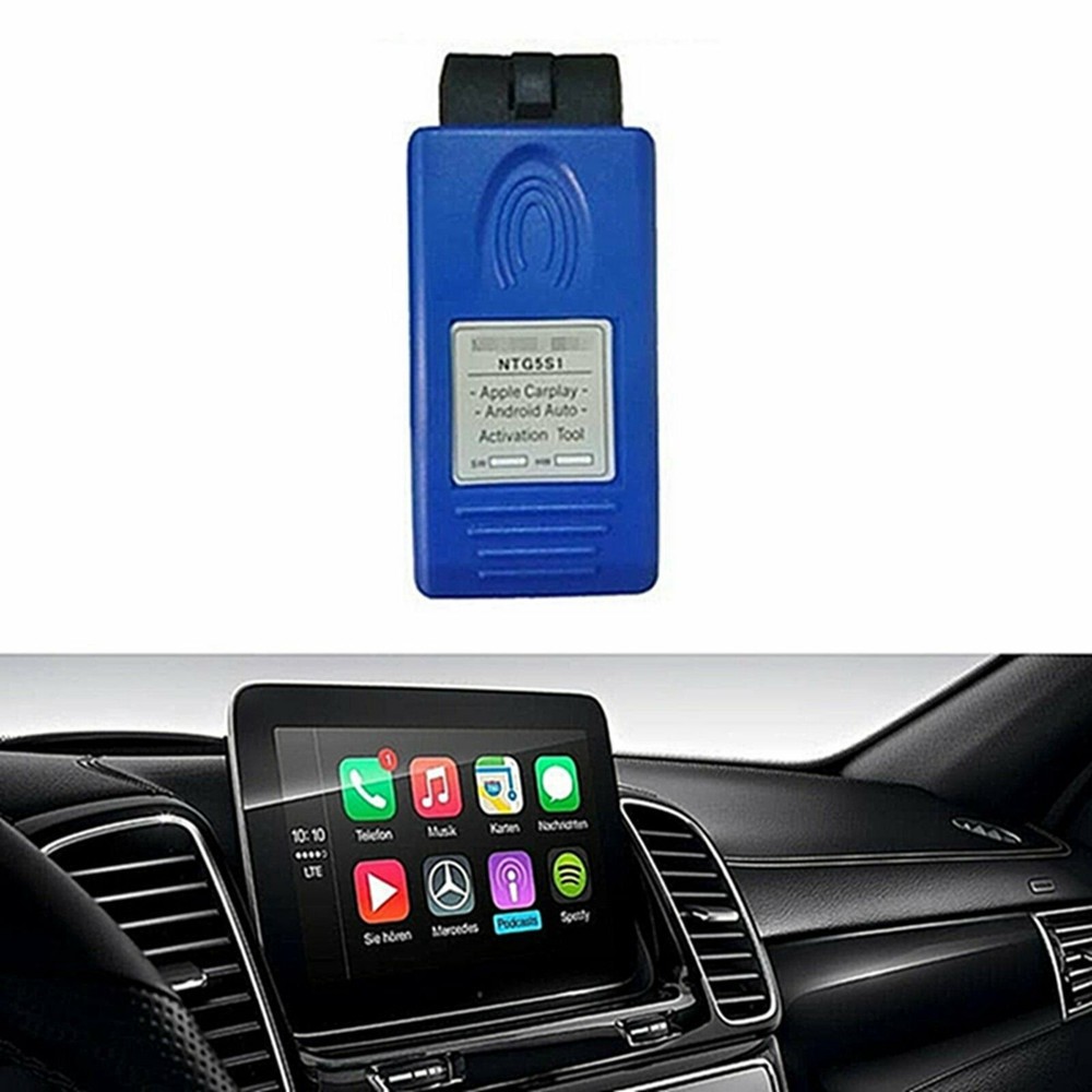 For Mercedes NTG5.1 OBD2 Plug & Play Carplay Android Auto Activation Tool