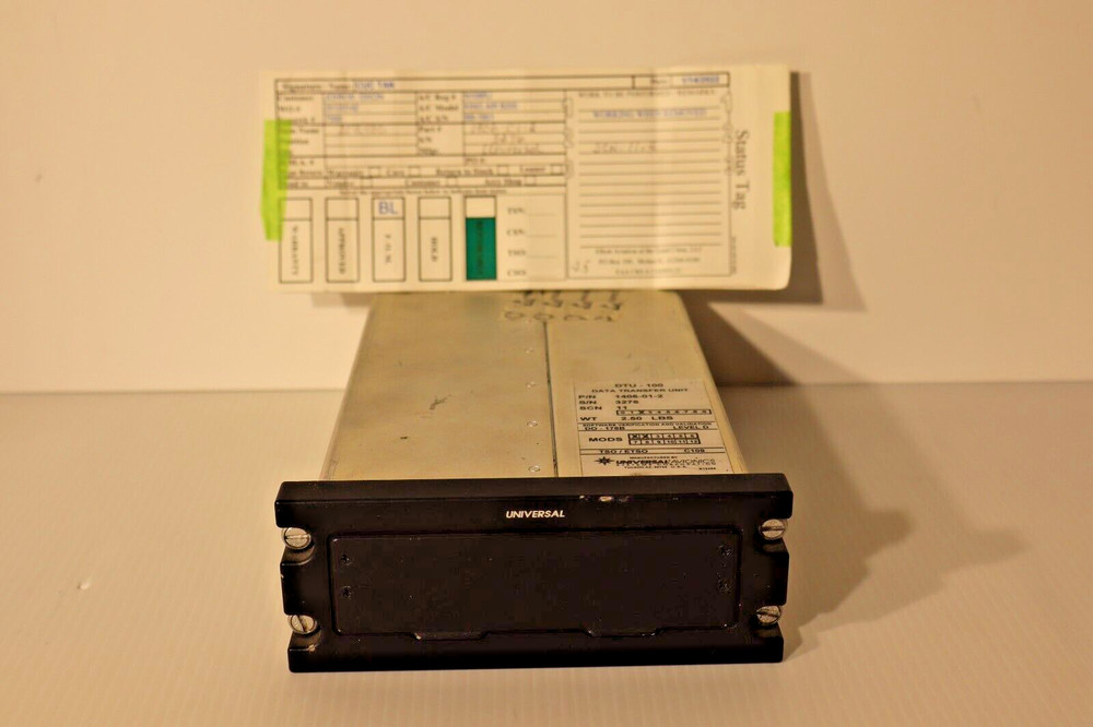 Universal Avionics DTU-100 Data Transfer Unit 1406-01-2 Removed Working