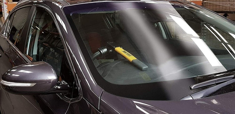 Maypole Universal Car & Van Dashboard Steering Wheel Lock Locking Device Yellow