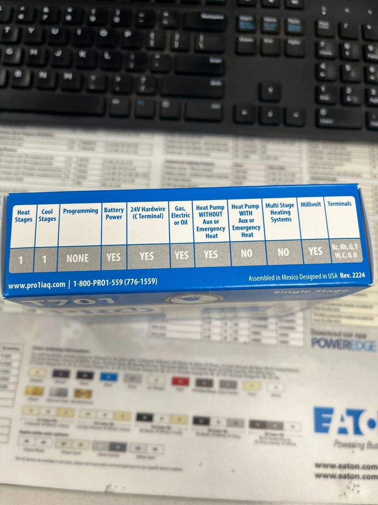 Pro1 T701 Digital Non-Programmable Thermostat (1H/1C)