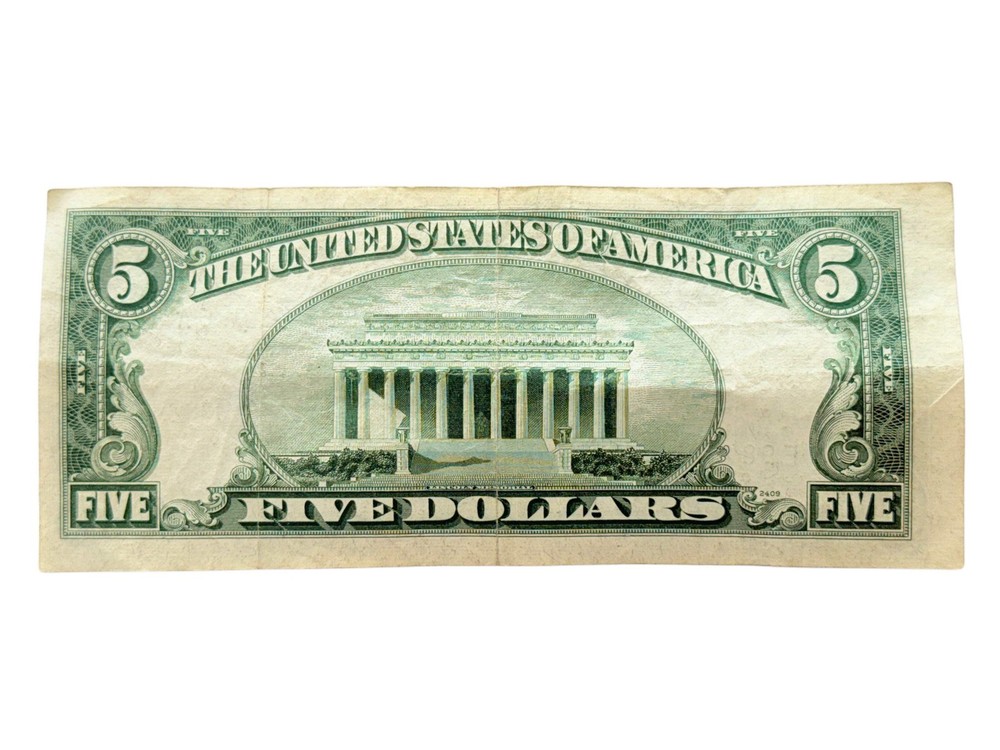 1953-A $5 Silver Certificate (VF)
