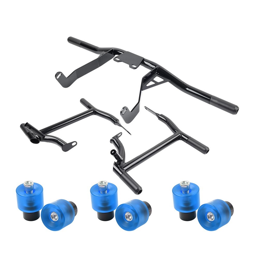 Saddlebag Protector Front Engine Crash Bar For Harley Road Glide 14-24 Blue