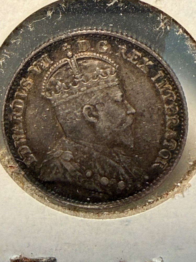1909 Canadian 5 cent coin
