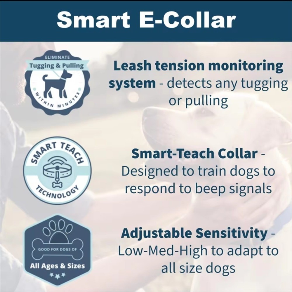 Shock Collar for Dogs No Bark E-Collar Remote Control 5-120lbs Training