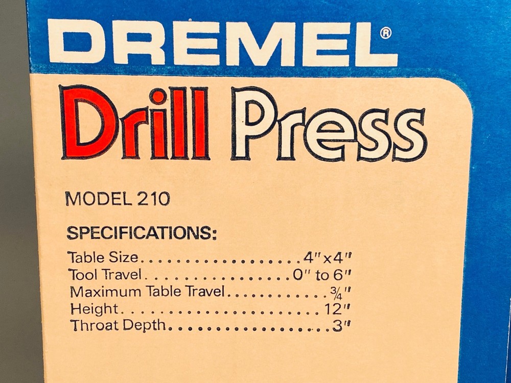 Dremel Model 210 Drill Press for Various Moto-Tools Drilling, Routing & Grooving