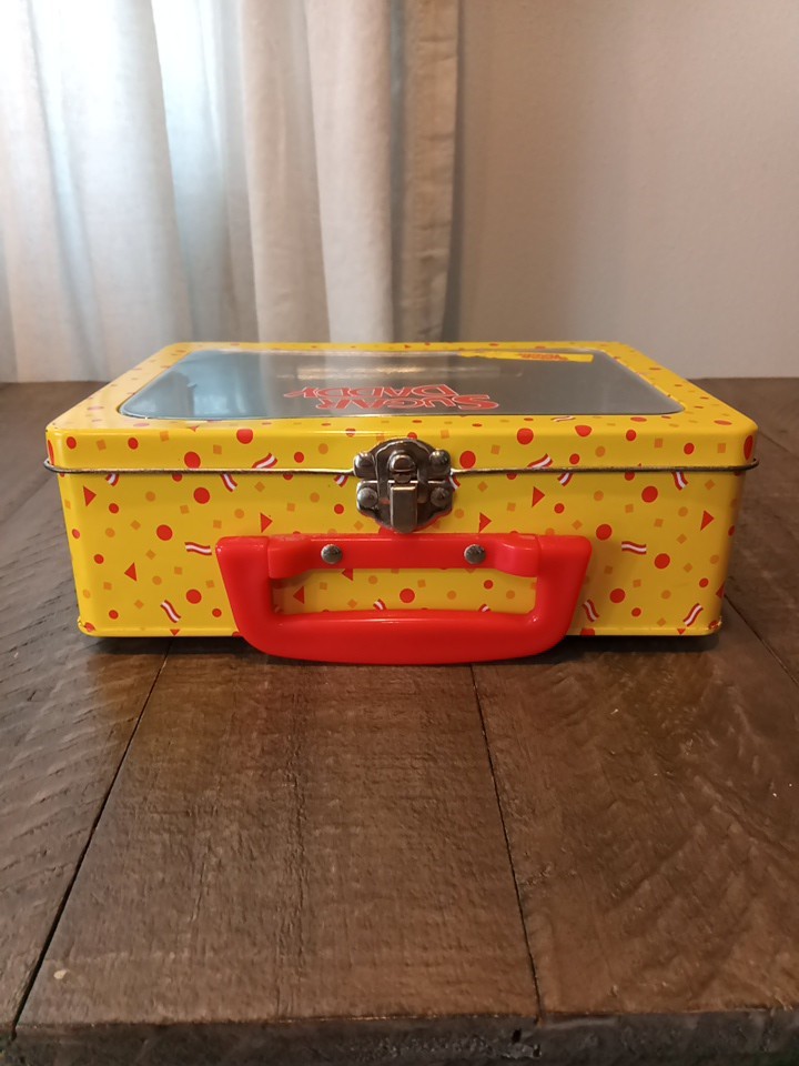 Sugar Daddy Metal Lunchbox Tin See-Through Front