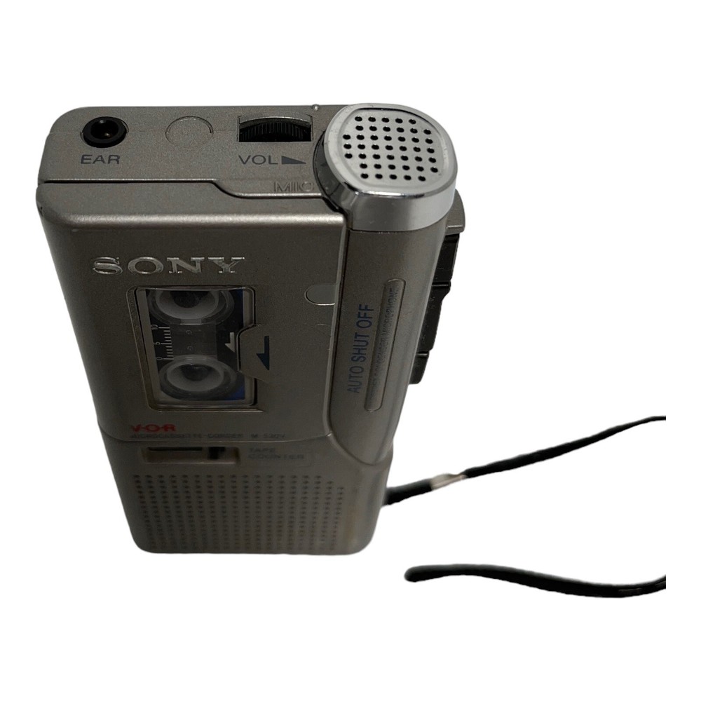 Sony M-530V Clear Voice Plus VOR Microcassette Corder Recorder - Untested