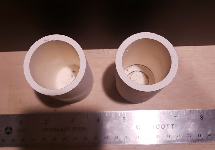 2 Ceramic Crucibles 3" By 1.75" Dia