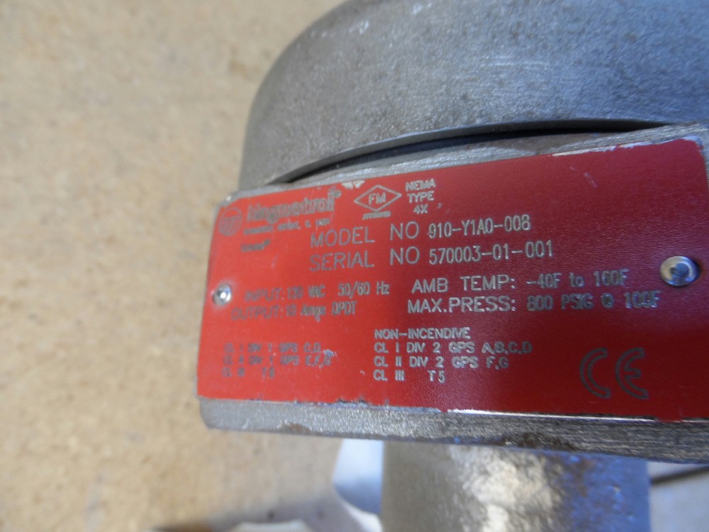 Magnetrol 910-Y1A0-008 Level Sensor Nema Type 4X