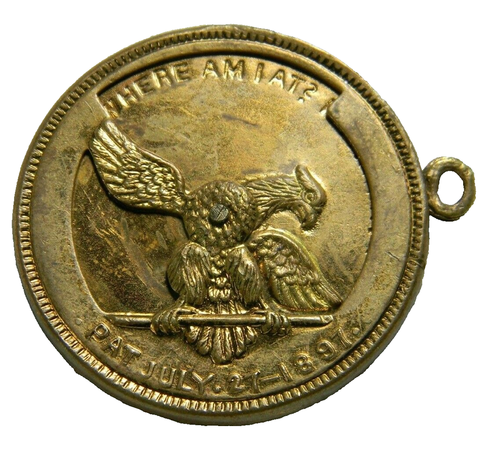 1897 Mechanical Political dollar Token (0915)