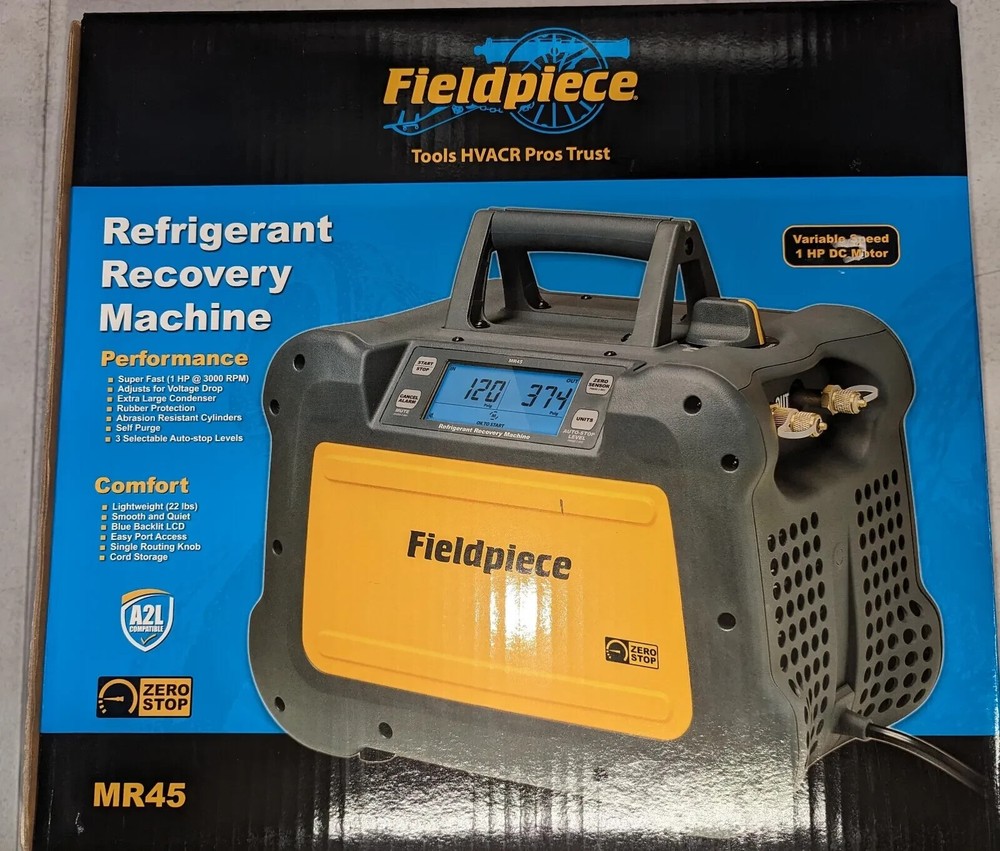 Fieldpiece Model 45, Digital Refrigerant Recovery Unit