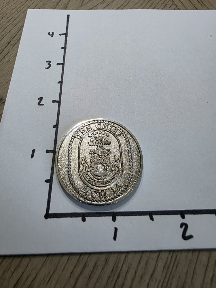 USS CHIEF MCM 14 CHALLENGE COIN