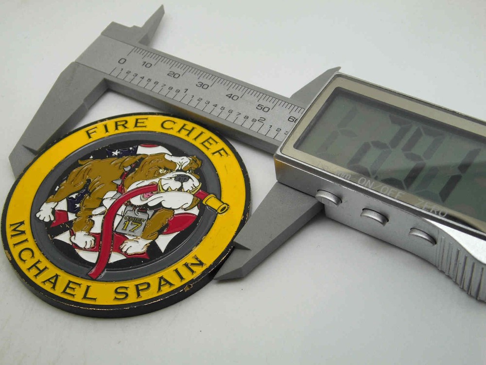 MICHAEL SPAIN FIRE CHIEF CHALLENGE COIN